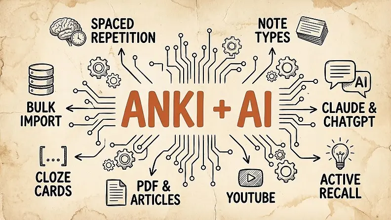 用于学习和记忆的 Anki + Claude 代码