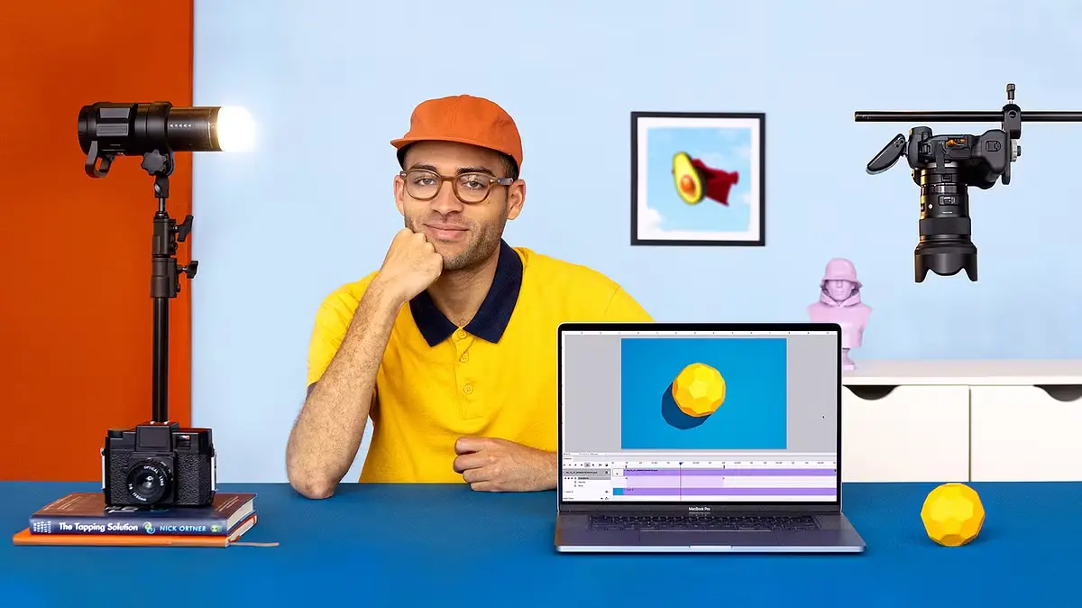 Domestika – Andre Rucker 在 Photoshop 中为 Instagram 制作的动画 GIF