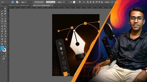 完整的 Adob​​e Illustrator 课程：基础到高级 ()