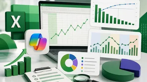 Copilot 用 Excel 提示：帕累托和季节性销售趋势