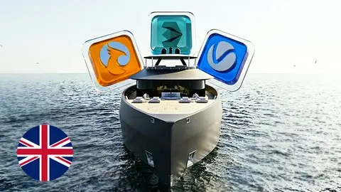 使用 3DS Max 逼真的游艇渲染和视频进行创作！
