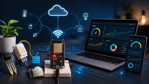 使用 ESP32（传感器到仪表板）构建完整的物联网系统