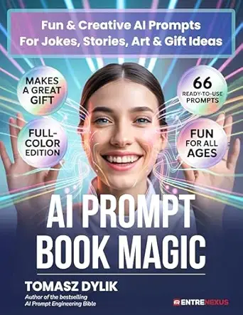 AI Prompt Book Magic：有趣且富有创意的 AI 提示，提供笑话、故事、艺术和礼品创意