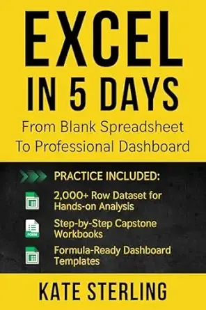 5 天掌握 Excel：从空白电子表格到专业仪表板