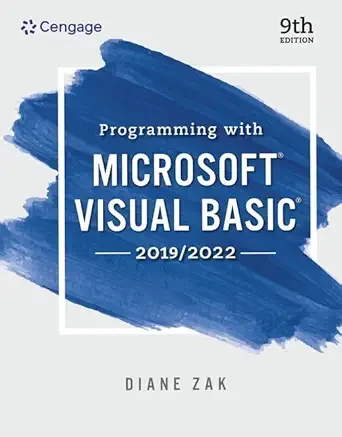 使用 Microsoft Visual Basic 编程 2019/2022 – 第 9 版