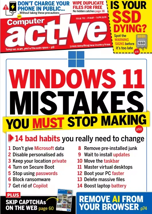 Computeractive – 第 732 期，2026 年 3 月 25 日/2026 年 4 月 7 日
