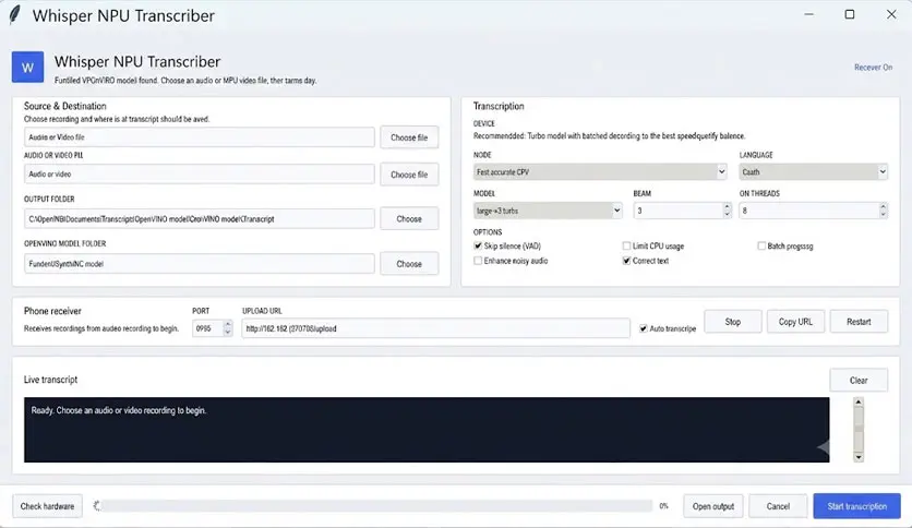 6a675068b170c-ihypnosis-whisper-npu-transcriber-screenshot2