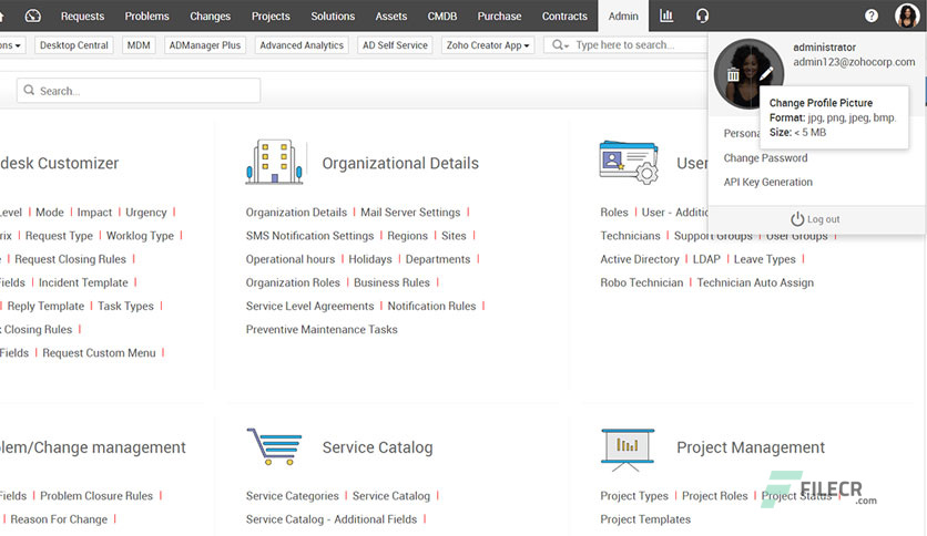 scr5-ManageEngine-ServiceDesk-Plus-free-download