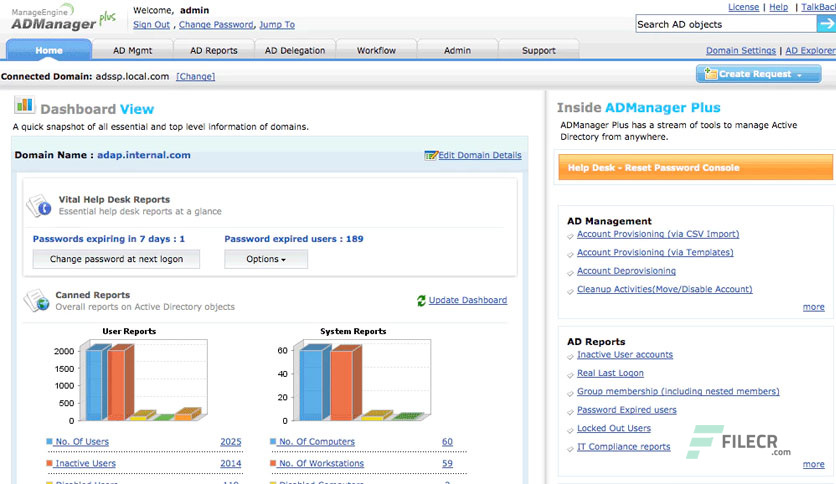 scr1-ManageEngine-ADManager-Plus-free-download