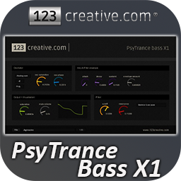 123creative PsyTrance Bass X1 v1.0.0