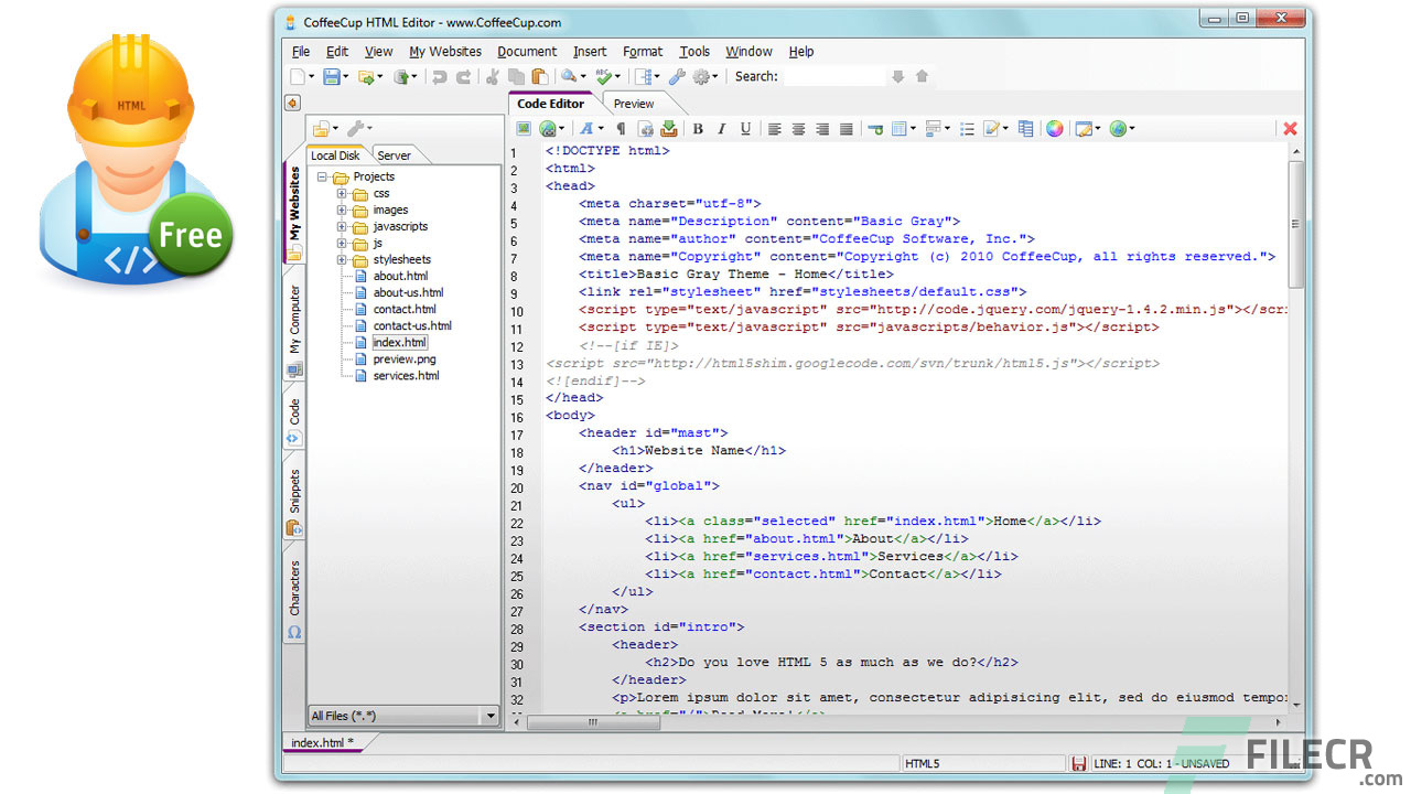 Scr1_CoffeeCup-HTML-Editor_free-download