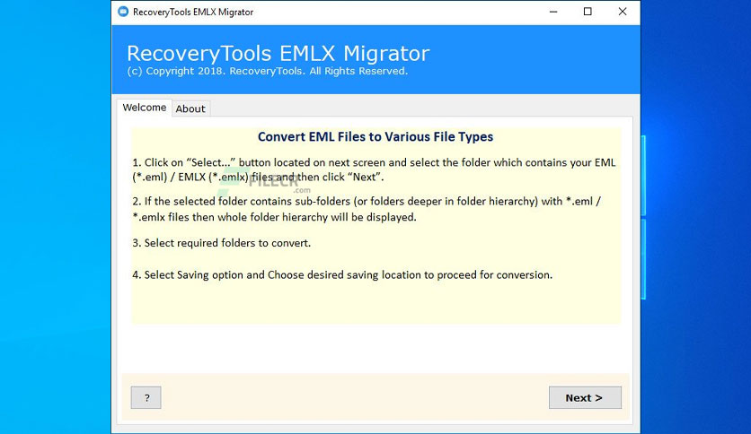recoverytools-emlx-migrator-free-download-01