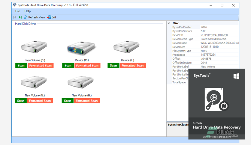 scr1-SysTools-Hard-Drive-Data-Recovery-free-download