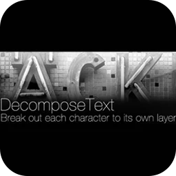 Aescripts – DecomposeText 3.1