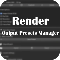 Superhive Market – Render Output Presets Manager 3.0