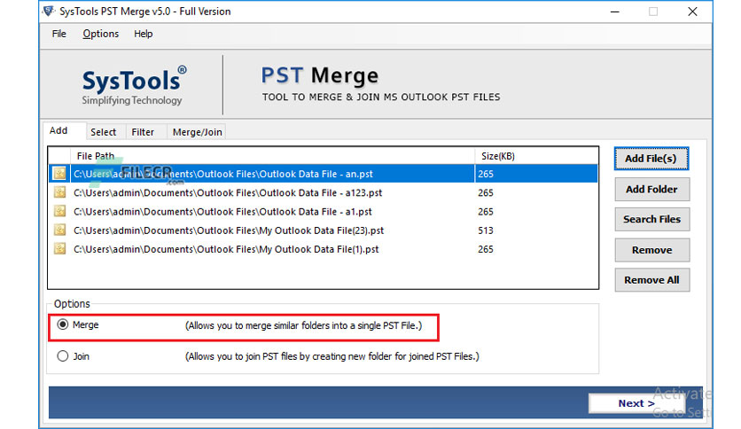 SysTools-PST-Merge-Free-Download-04-1