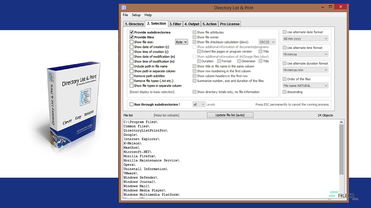 Directory-List-and-Print-Pro-Free-Download