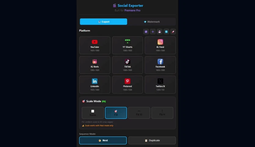 69e1d1406776f-aescripts-social-exporter-for-premiere-pro-screenshot1